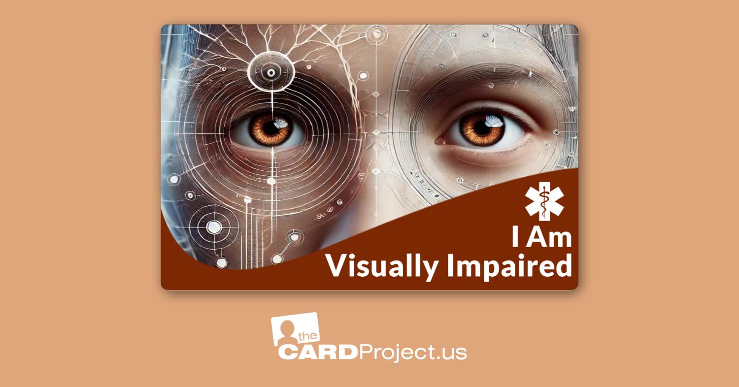 I Am Visually Impaired Design 3